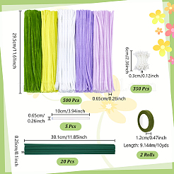 500Pcs DIY Plush Sticks&nbsp;DIY-PB0001-29