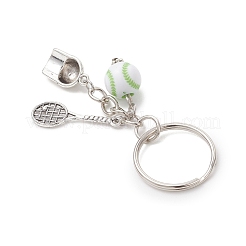 Sports Theme Alloy & Acrylic Keychains&nbsp;KEYC-JKC01451