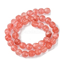 Cherry Quartz Glass Beads Strands&nbsp;G-H023-A10-01