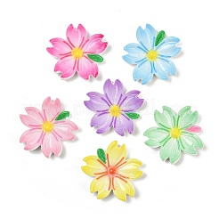 Opaque Resin Enamel Cabochons&nbsp;CRES-D308-10