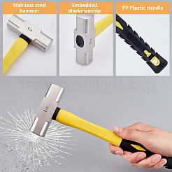 Stainless Steel Hammer&nbsp;TOOL-WH0127-08P