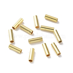 スターリングシルバースペーサーチューブビーズ925個  コラム  18KGP本金メッキ  6x2mm  穴：1.5mm  約146個(10g)/袋&nbsp;STER-Z006-02B-G