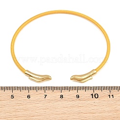 Braided Steel Wire Bangles Making&nbsp;KK-CBA6056-02I-G