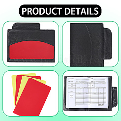 Football Referee PU Leather Book&nbsp;AJEW-WH20121-15B
