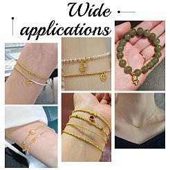 2000Pcs Brass Beads&nbsp;KK-NB0003-42