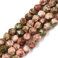Natural Unakite Beads Strands&nbsp;G-T138-223
