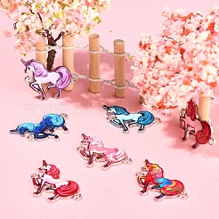 30Pcs Printed Alloy Connector Charms&nbsp;PALLOY-CJ0002-22