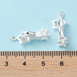 925 Sterling Silver Fold Over Clasps&nbsp;LS-STER-D005-10S