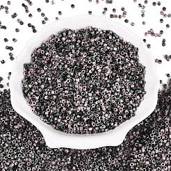 不透明なピカソシリンダーガラスビーズ  丸い穴  ピンク  2.5x1.5mm  穴：1.2~1.4mm  約30000個/ポンド&nbsp;SEED-Q039-06A-11