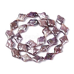 Natural Baroque Keshi Pearl Beads Strands&nbsp;PEAR-S022-01B