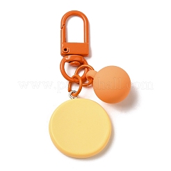 Cartoon Smiling Face Acrylic Pendant Keychain&nbsp;KEYC-D017-01B