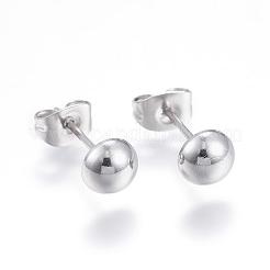 304 Stainless Steel Ear Studs&nbsp;EJEW-G210-02