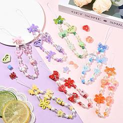 100Pcs 20 Styles Transparent & Opaque Acrylic Beads&nbsp;MACR-FS0002-39