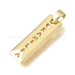 Brass Pendants&nbsp;KK-C263-23D-G