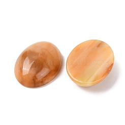 天然のマルチカラー瑪瑙カボション  オーバル  20~20.8x15~15.5x5.8~6.5mm&nbsp;G-B080-01A-16A