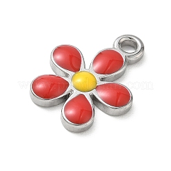 304 Stainless Steel Enamel Pendants&nbsp;STAS-G387-02P-A