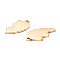 304 Stainless Steel Split Pendants&nbsp;STAS-G251-07B-G