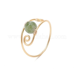 Natural Tourmaline Finger Rings&nbsp;RJEW-JR00929