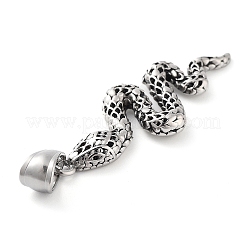 304 Stainless Steel Big Pendant Rhinestones Setting&nbsp;STAS-R225-14AS