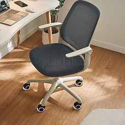 フェルトとプラスチックのオフィス用滑り止めチェアマット  フラットラウンド  ココナッツブラウン  83x12mm  内径：53x30mm&nbsp;AJEW-WH0481-509