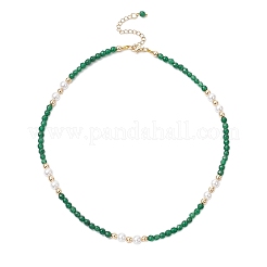 White Jade Necklaces&nbsp;NJEW-JN05340-01