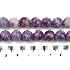 Natural Lepidolite Beads Strands&nbsp;G-U026-A06-10mm