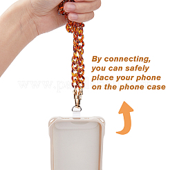 Transparent Acrylic Link Cell Phone Chain Crossbody Neck Chain&nbsp;HJEW-AB00022