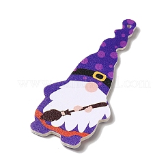 ハロウィーンのイミテーションレザーの大きなペンダント  gnome  65x28x2mm  穴：1.5mm&nbsp;FIND-K017-02A-03