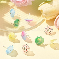 10Pcs 5 Style Acrylic Pendants&nbsp;KY-YW0010-02