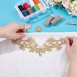 Crystal Rhinestone Cloth Patches&nbsp;DIY-WH0683-62G