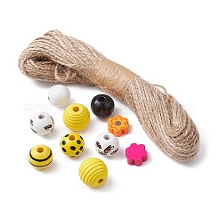 DIY Bee Pendant Decoration Making Kit&nbsp;DIY-YW0007-46