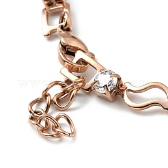 Crystal Cubic Zirconia Tennis Bracelet&nbsp;BJEW-E108-03RG