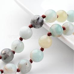 Natural Flower Amazonite Necklaces&nbsp;NJEW-D264-01