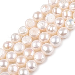 Natural Cultured Freshwater Pearl Beads Strands&nbsp;LS-PEAR-N014-07J
