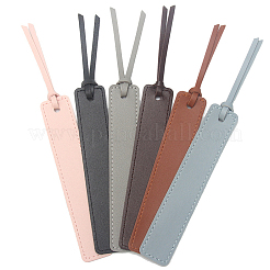 11Pcs 11 Colors PU Leather Bookmarks&nbsp;AJEW-SP0002-30