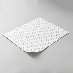 ラインストーンステッカー  長方形  アクアマリン  240x200x1.7mm&nbsp;DIY-WH20048-003A