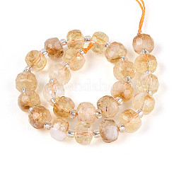 Heated Natural Citrine Beads Strands&nbsp;G-N327-08A-10