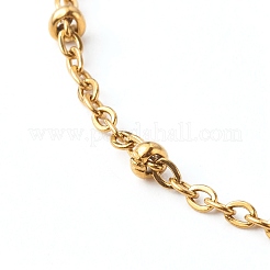 304 Stainless Steel Satellite Chain Bracelet&nbsp;BJEW-JB06523-02