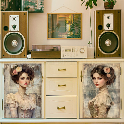 6 Sheets 6 Styles PVC Waterproof Decorative Stickers&nbsp;DIY-WH0489-022