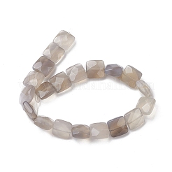Natural Grey Agate Beads Strands&nbsp;G-K359-B12-01