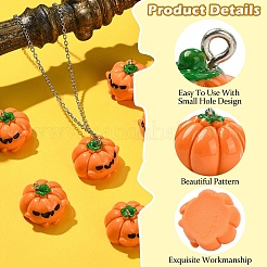 10Pcs Halloween Opaque Resin Pendants&nbsp;RESI-YW0004-94