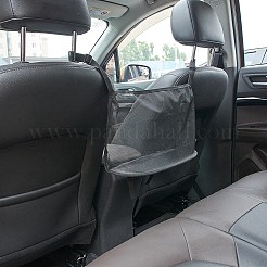 ユニバーサルな自動車用カーシート収納メッシュオーガナイザー（フックポーチホルダー付き）トランクとカーシートオーガナイザー  ブラック  39.3x27cm&nbsp;ST-GF0001-01