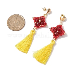 Natural Carnelian Stud Earrings&nbsp;EJEW-MZ00282-03