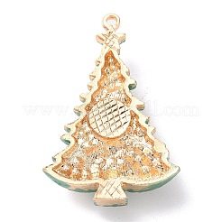 Christmas Zinc Alloy Rhinestone Pendnats&nbsp;X-PALLOY-K008-01C-KCG
