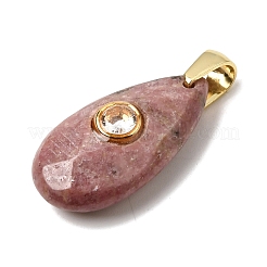 Natural Rhodonite Pendants&nbsp;G-C282-02F
