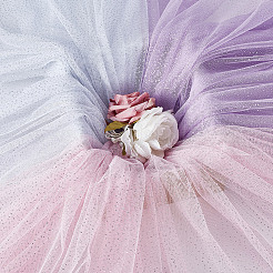 Glitter Polyester Mesh Fabirc&nbsp;DIY-WH0591-028B