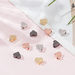 12Pcs 4 Colors Brass Beads&nbsp;KK-LP0001-03