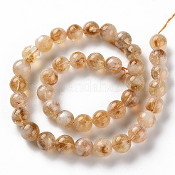 Heated Natural Citrine Beads Strands&nbsp;G-S362-105D