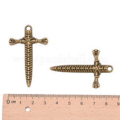 Tibetan Style Metal Dagger Pendants&nbsp;LS-MLF1306Y