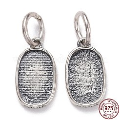 Thailand Sterling Silver Pendant Settings&nbsp;STER-A071-01AS